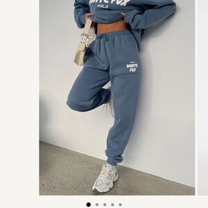 White Fox Boutique Ocean Sweatpants